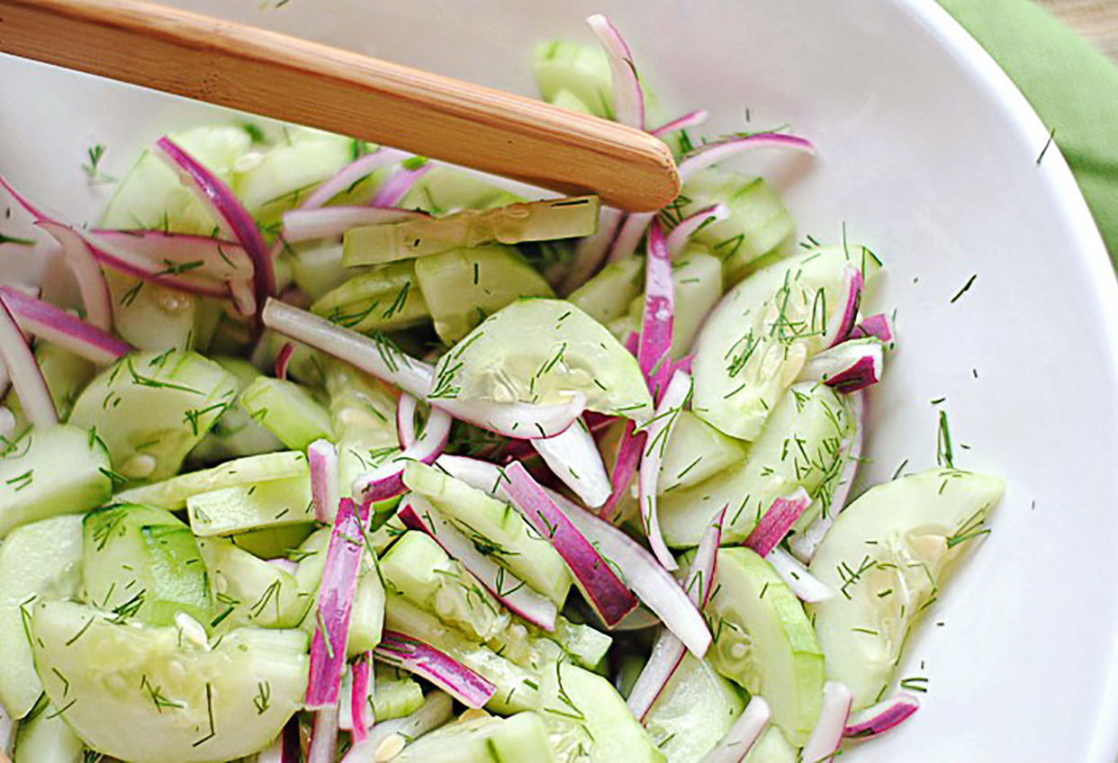 Receta Ensalada De Pepino Migenacol